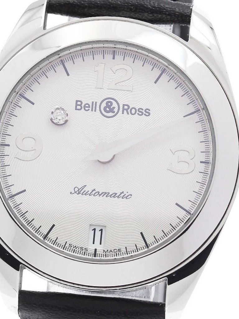 Bell  Ross Mystery Diamond 215s Date Silver Dial Automatic Ladies Watch940224